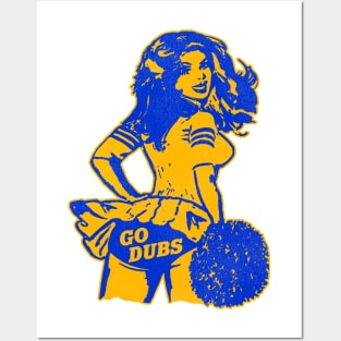 Golden State Cheerleader Posters and Art